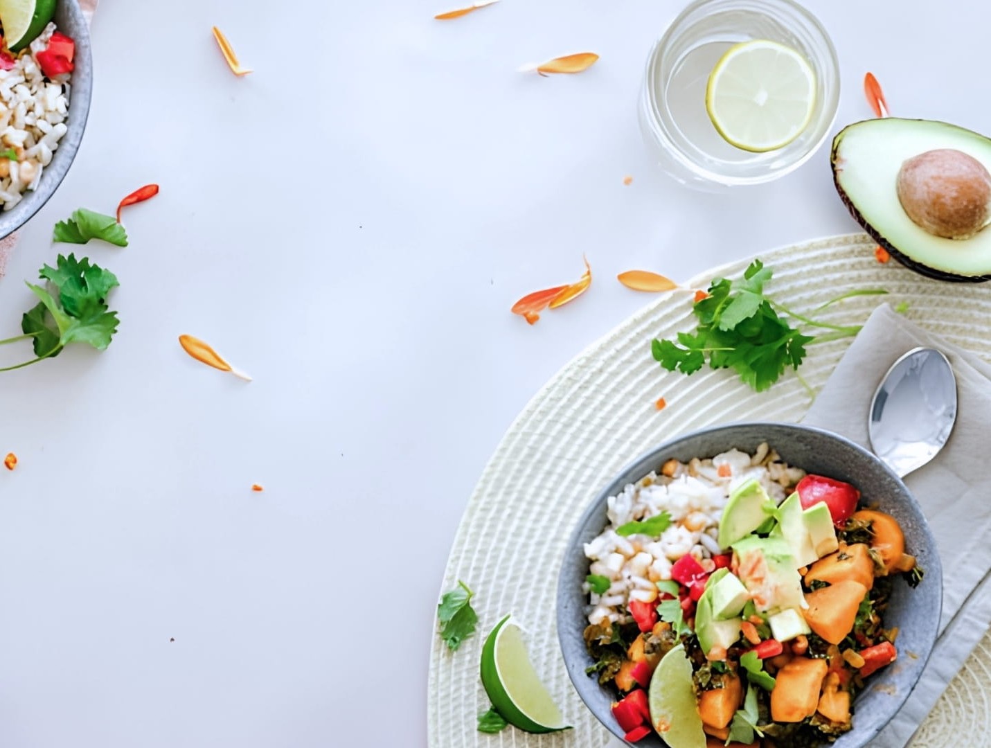 A healthy plate of food