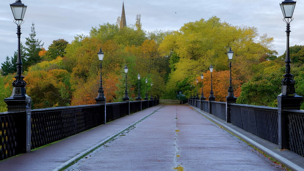 A view of Armstrong Bridge