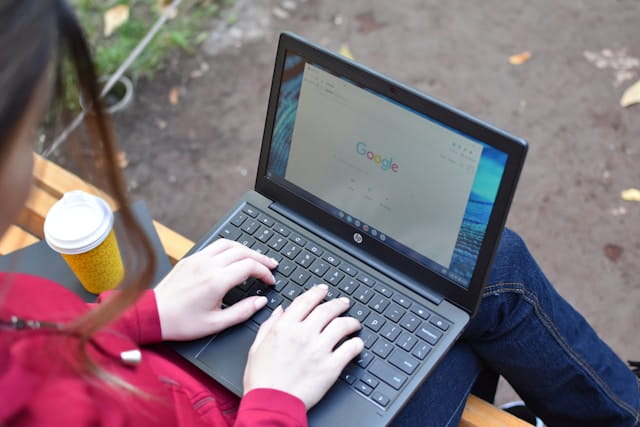 Woman on laptop