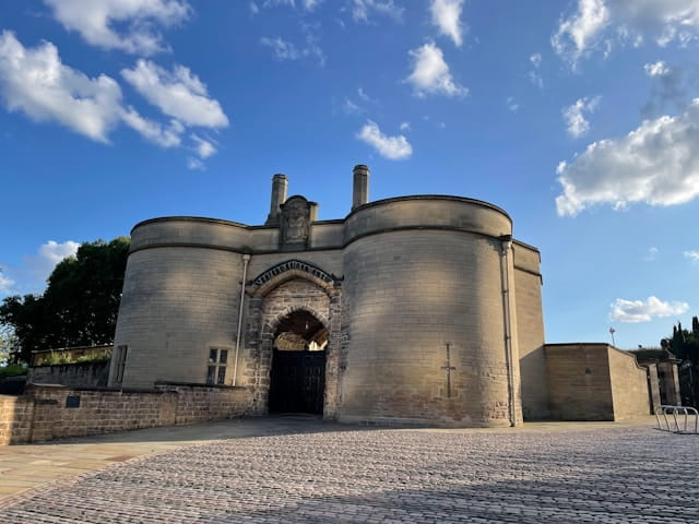 The front of Nottingham Castle